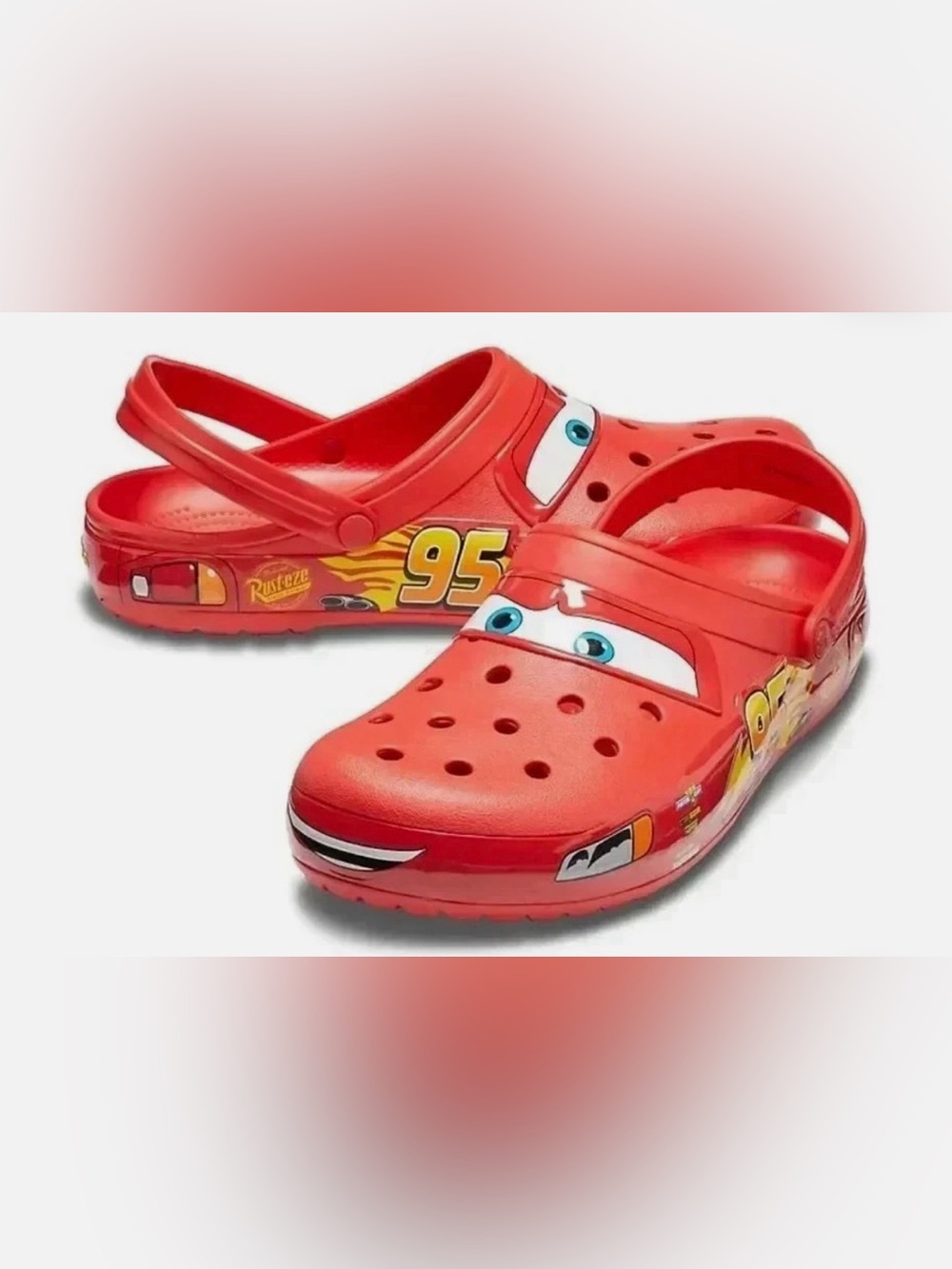 Lightning McQueen Cars Crocs kids size 11